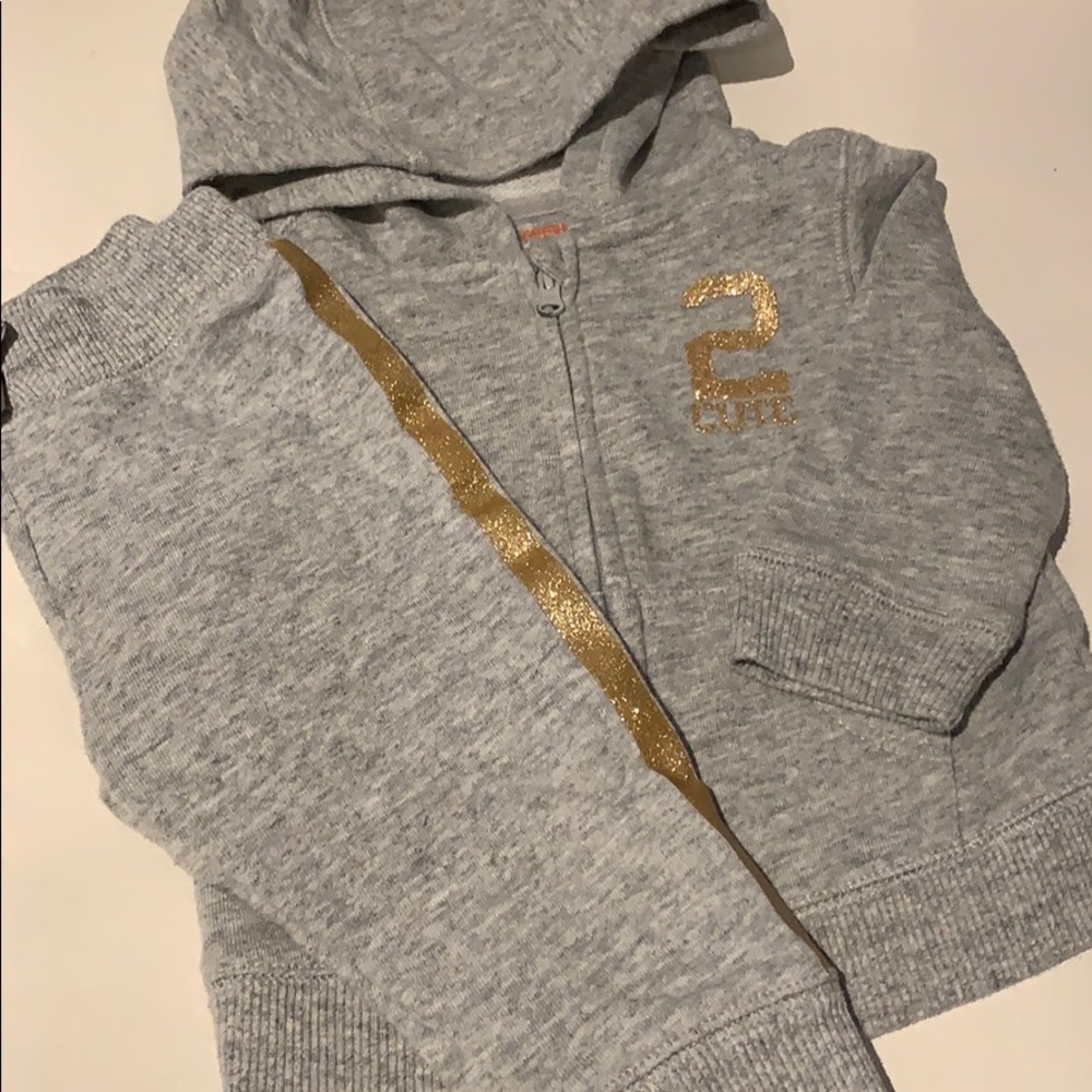 Joe Fresh 6-12 month sweatshirt & sweatpants